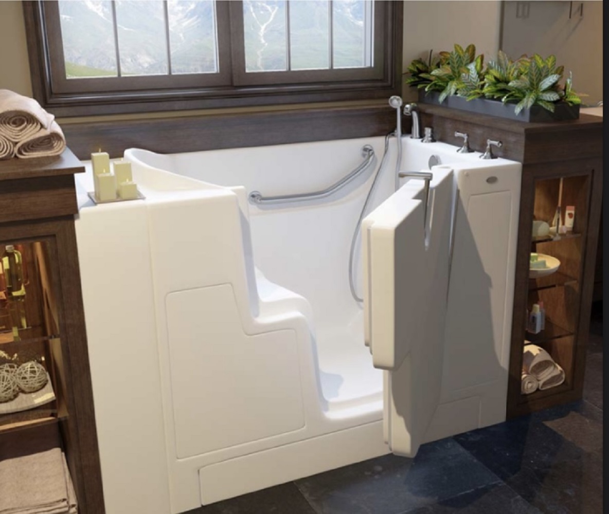 3052 outward swing walk in tub